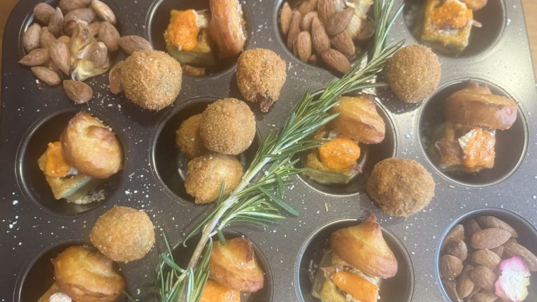 Le Rustique menu forår og sommer startsnacks takeaway aarhus
