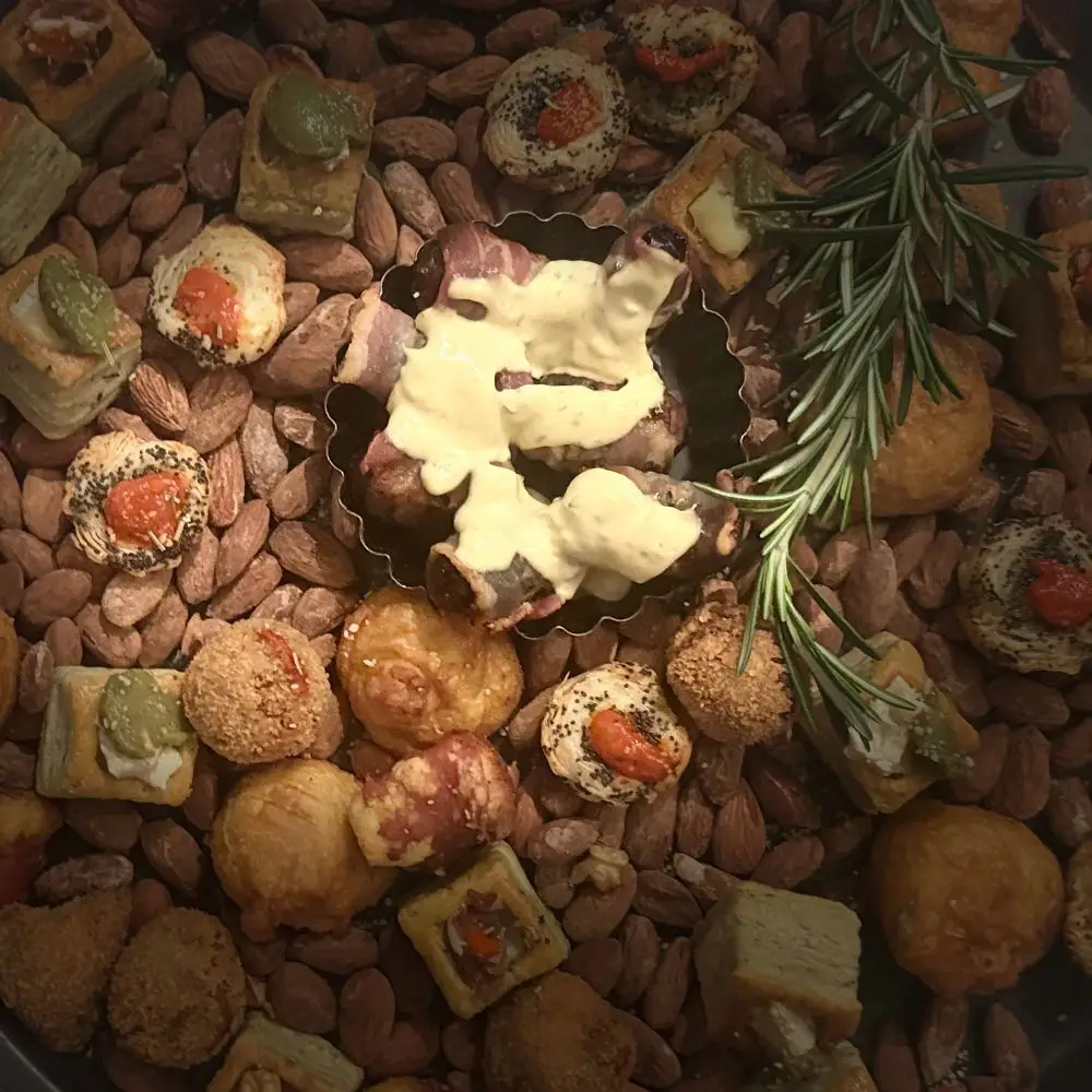 salte snacks fransk tapas mad ud af huset