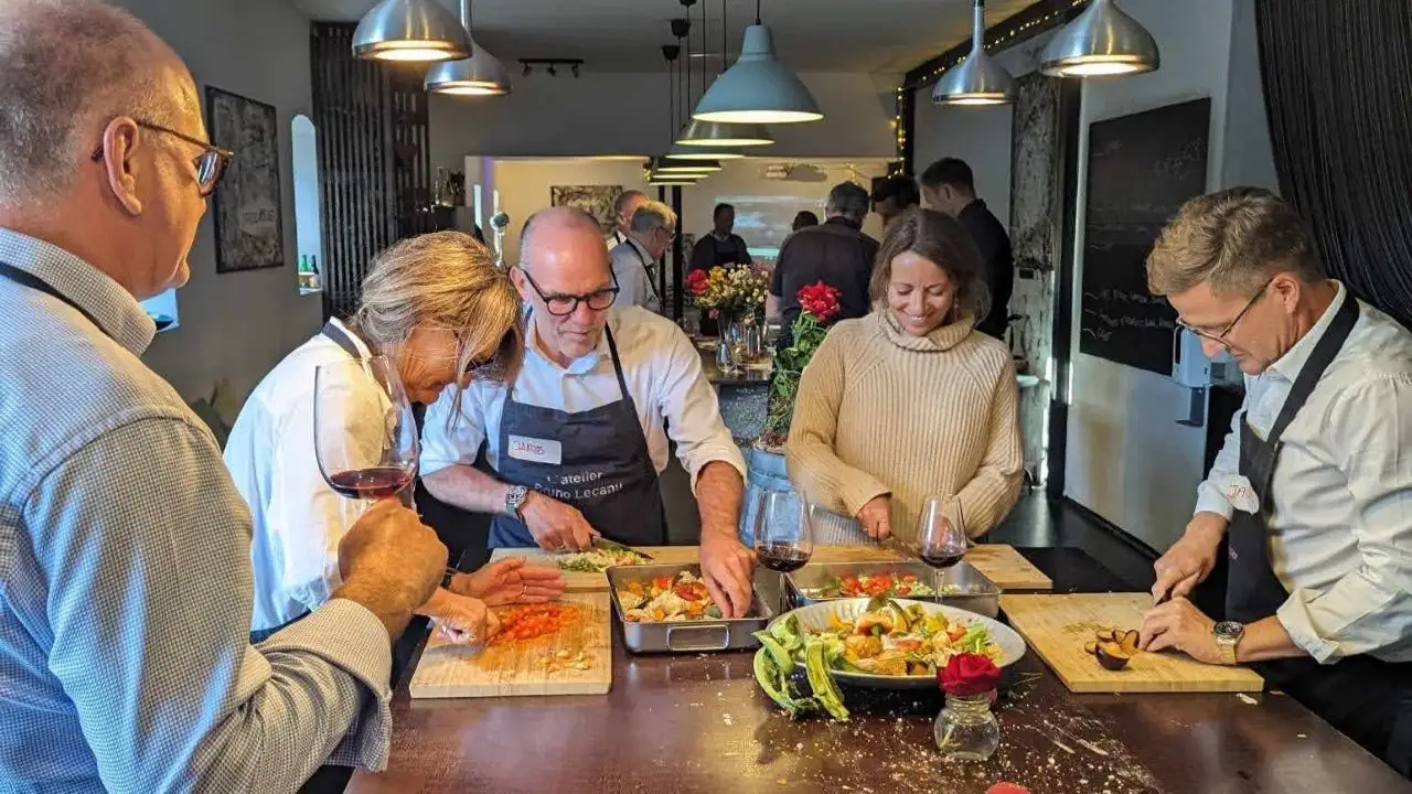 fest og kokkeskole julefrokost det franske hjørne